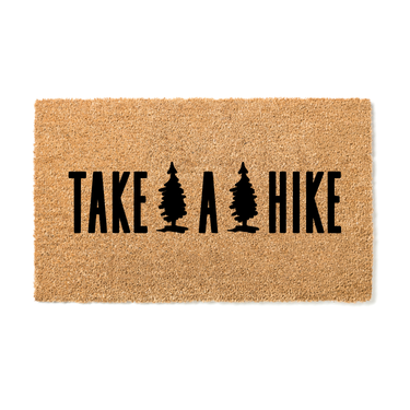 Take a Hike  Doormat Graphics - Unicorn Fart Productions